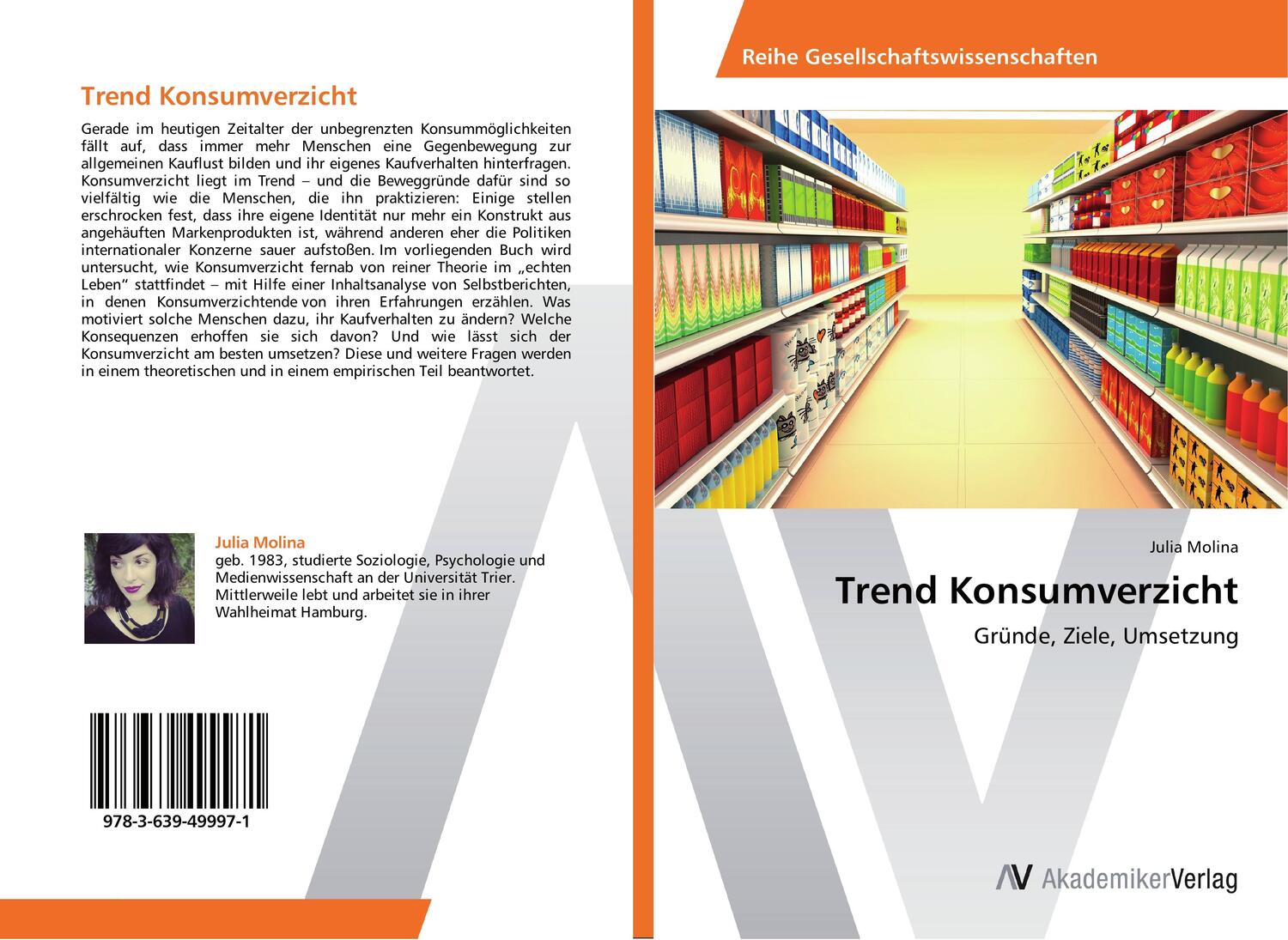 Cover: 9783639499971 | Trend Konsumverzicht | Gründe, Ziele, Umsetzung | Julia Molina | Buch