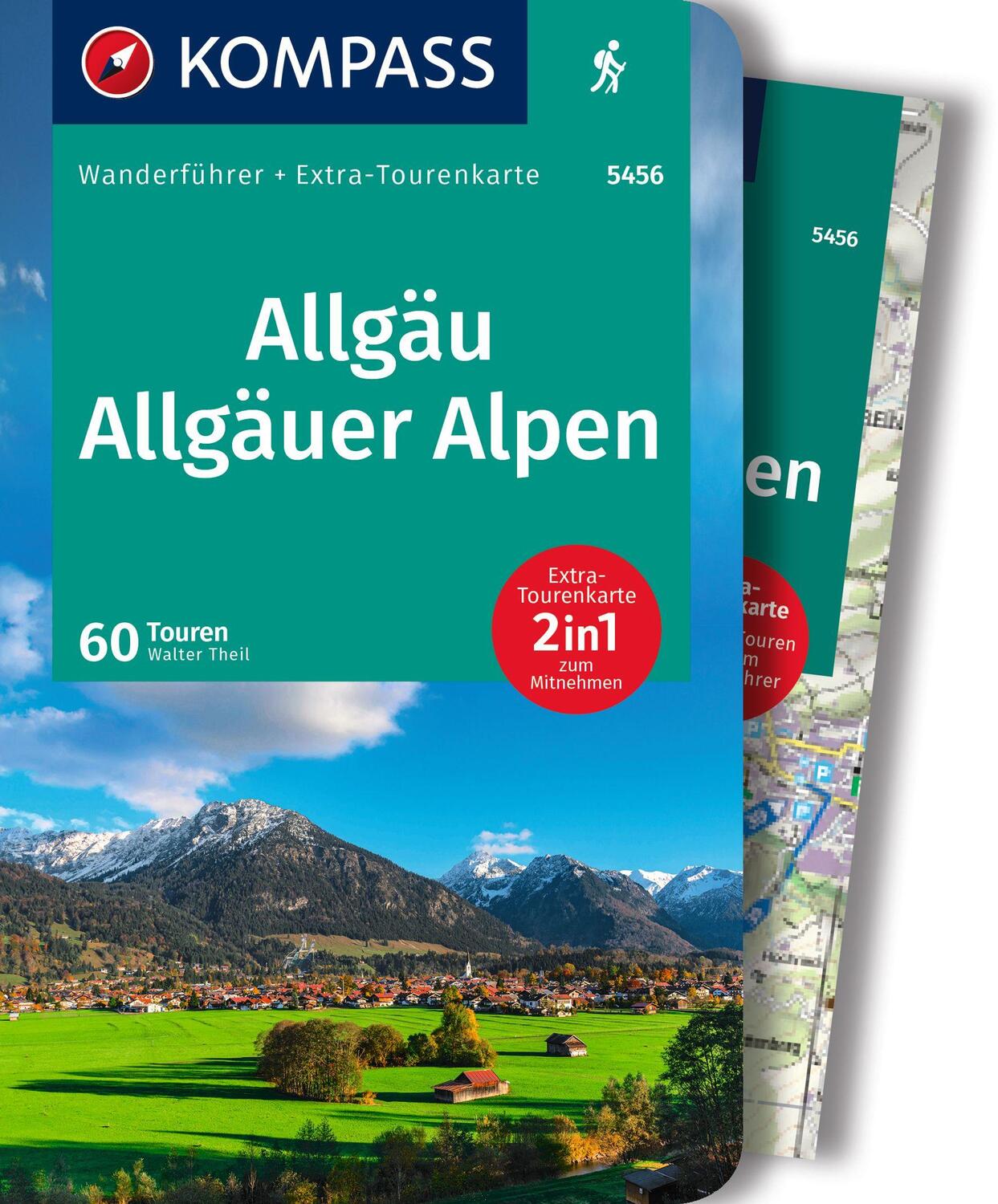 Cover: 9783991217435 | KOMPASS Wanderführer Allgäu, Allgäuer Alpen, 60 Touren | Walter Theil