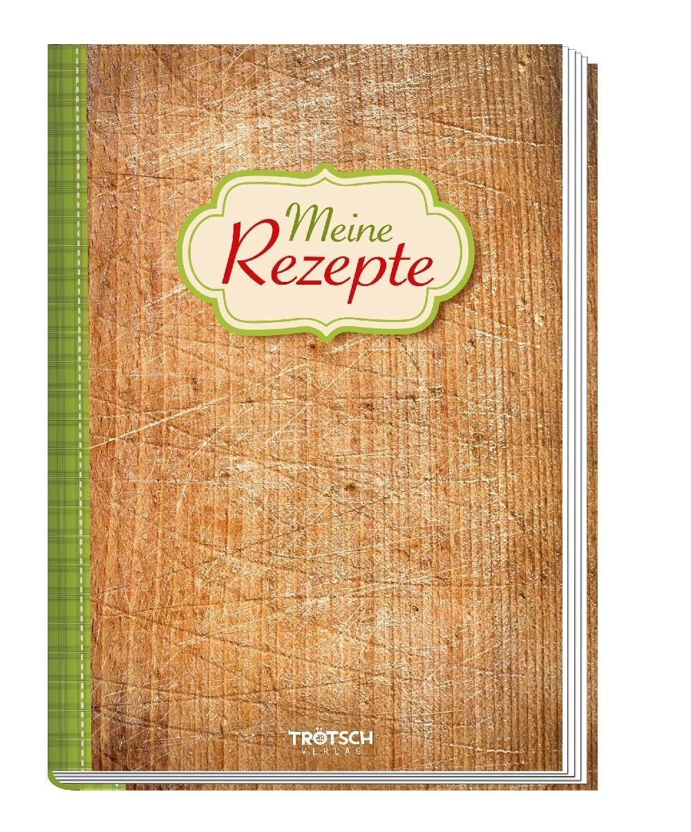 Cover: 9783957748508 | Rezeptbuch "Meine Rezepte" Holz | ...selbst gesammelt und notiert