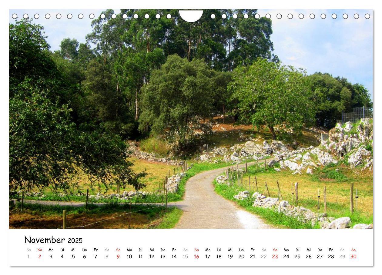 Bild: 9783435636518 | Camino del norte - Küstenweg (Wandkalender 2025 DIN A4 quer),...