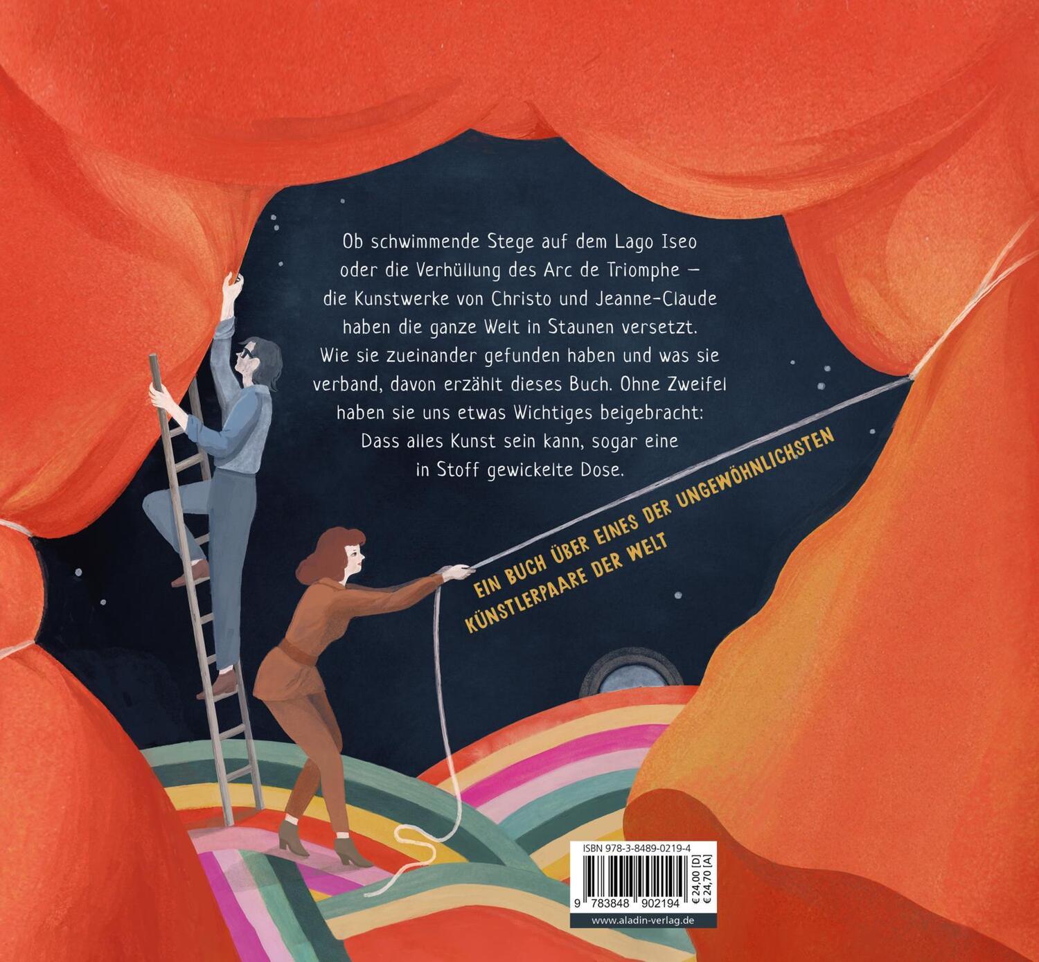 Rückseite: 9783848902194 | Christo &amp; Jeanne-Claude verhüllen die Welt | Greg Neri | Buch | 48 S.