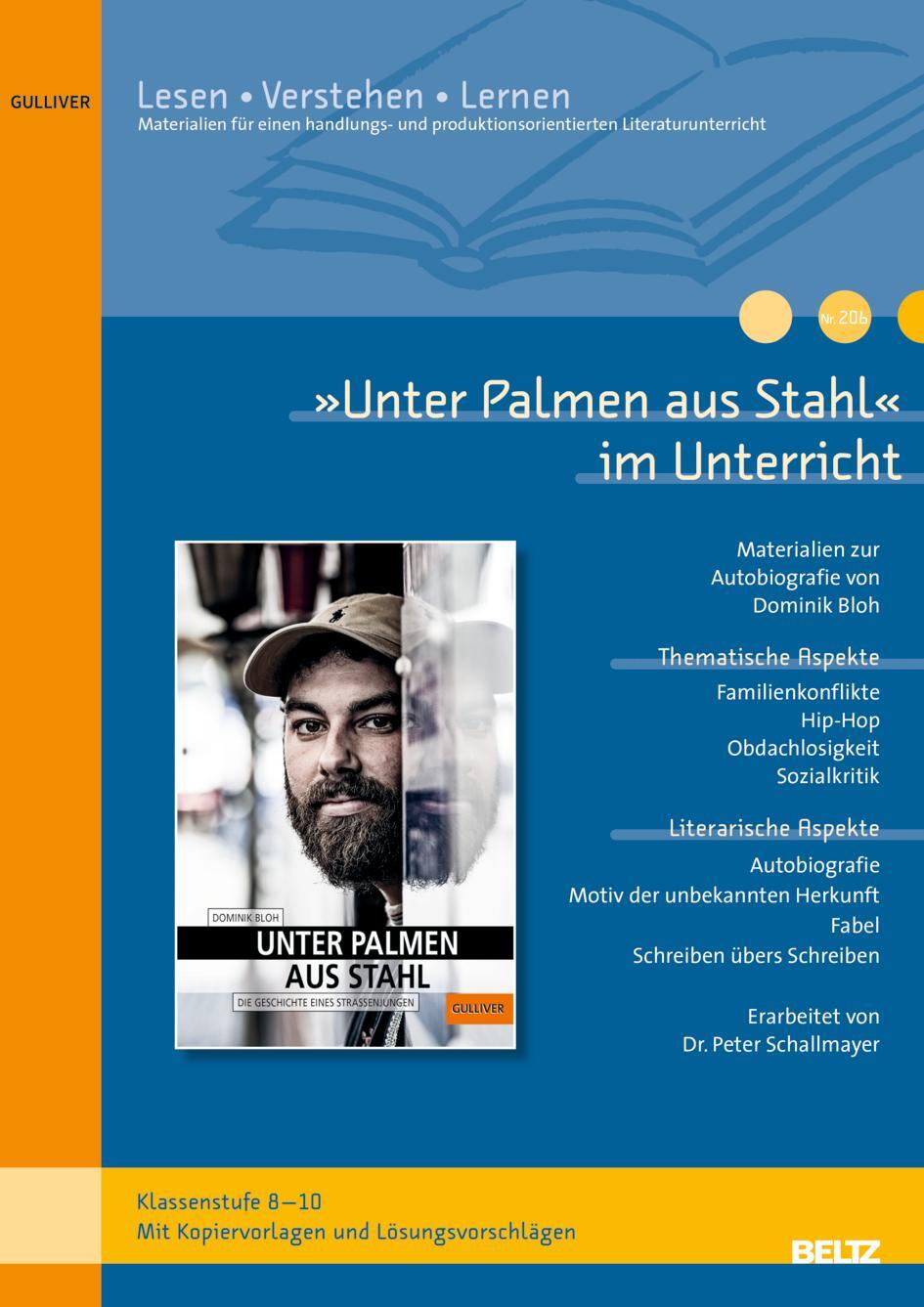 Cover: 9783407720054 | »Unter Palmen aus Stahl« im Unterricht | Peter Schallmayer | Broschüre