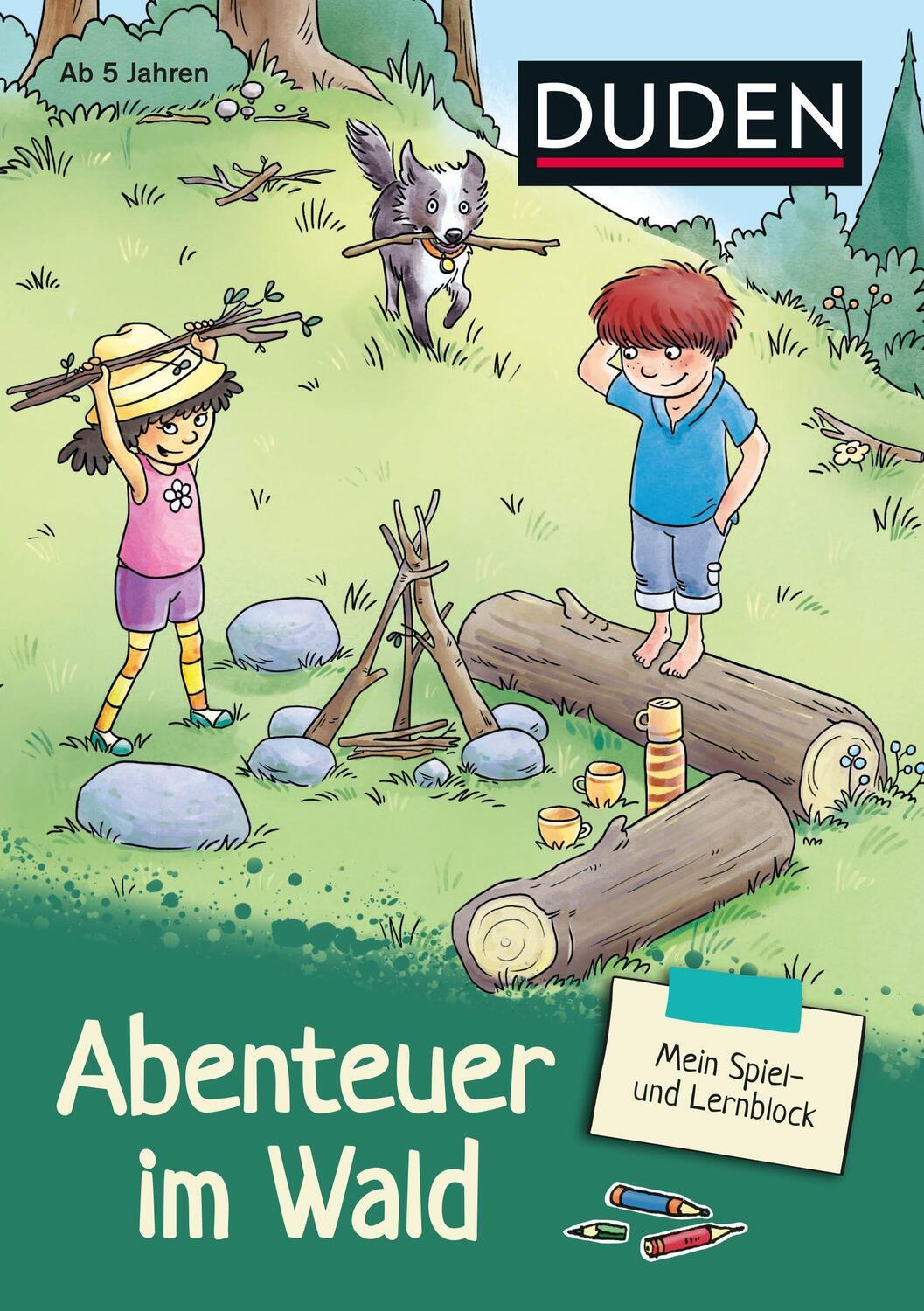 Cover: 9783411770410 | Mein Spiel- und Lernblock 1 - Abenteuer im Wald | Marion Krause | Buch