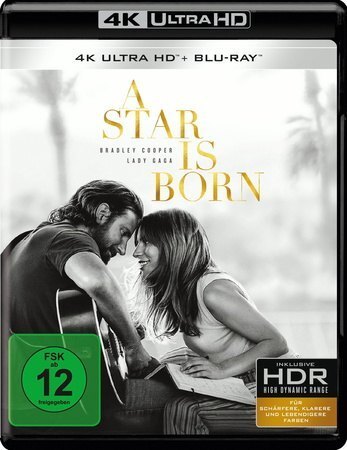 Cover: 5051890317421 | A Star Is Born, 1 UHD-Blu-ray + 1 Blu-ray | Bradley Cooper | Blu-ray