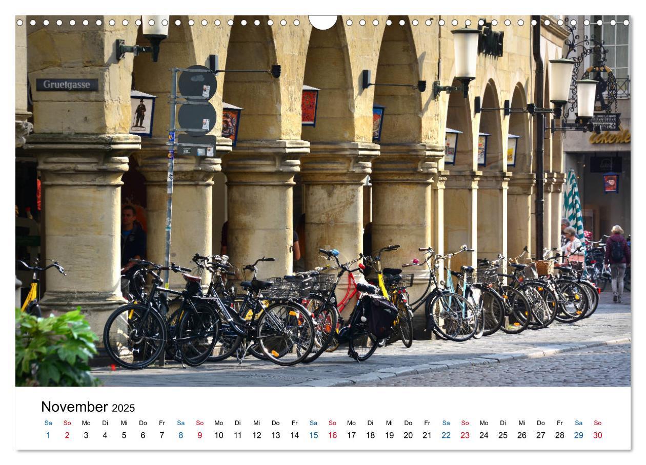 Bild: 9783435315291 | Münster - die liebenswerte Fahrradstadt (Wandkalender 2025 DIN A3...