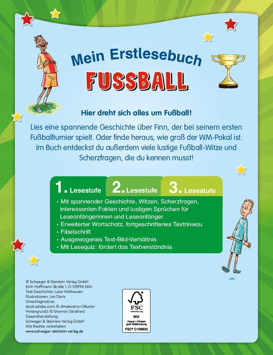 Rückseite: 9783849944582 | Mein Erstlesebuch Fußball Für Leseanfänger | Verlag (u. a.) | Buch