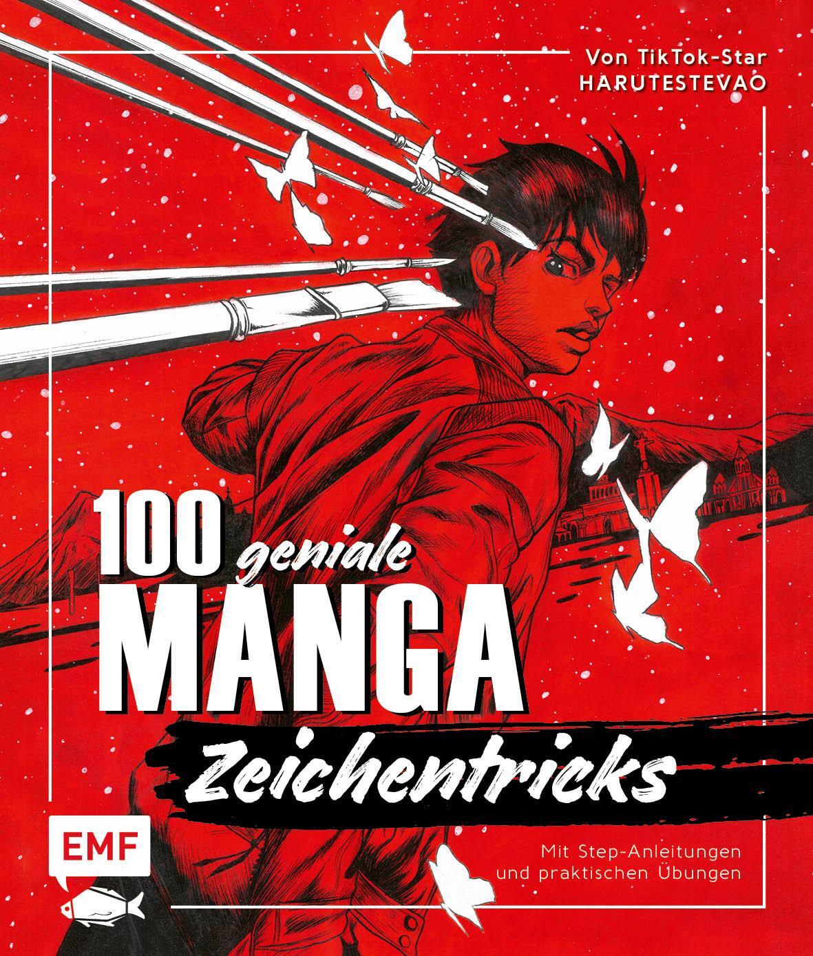 Cover: 9783745909098 | 100 geniale Manga-Zeichentricks | Franziska Klorer | Taschenbuch