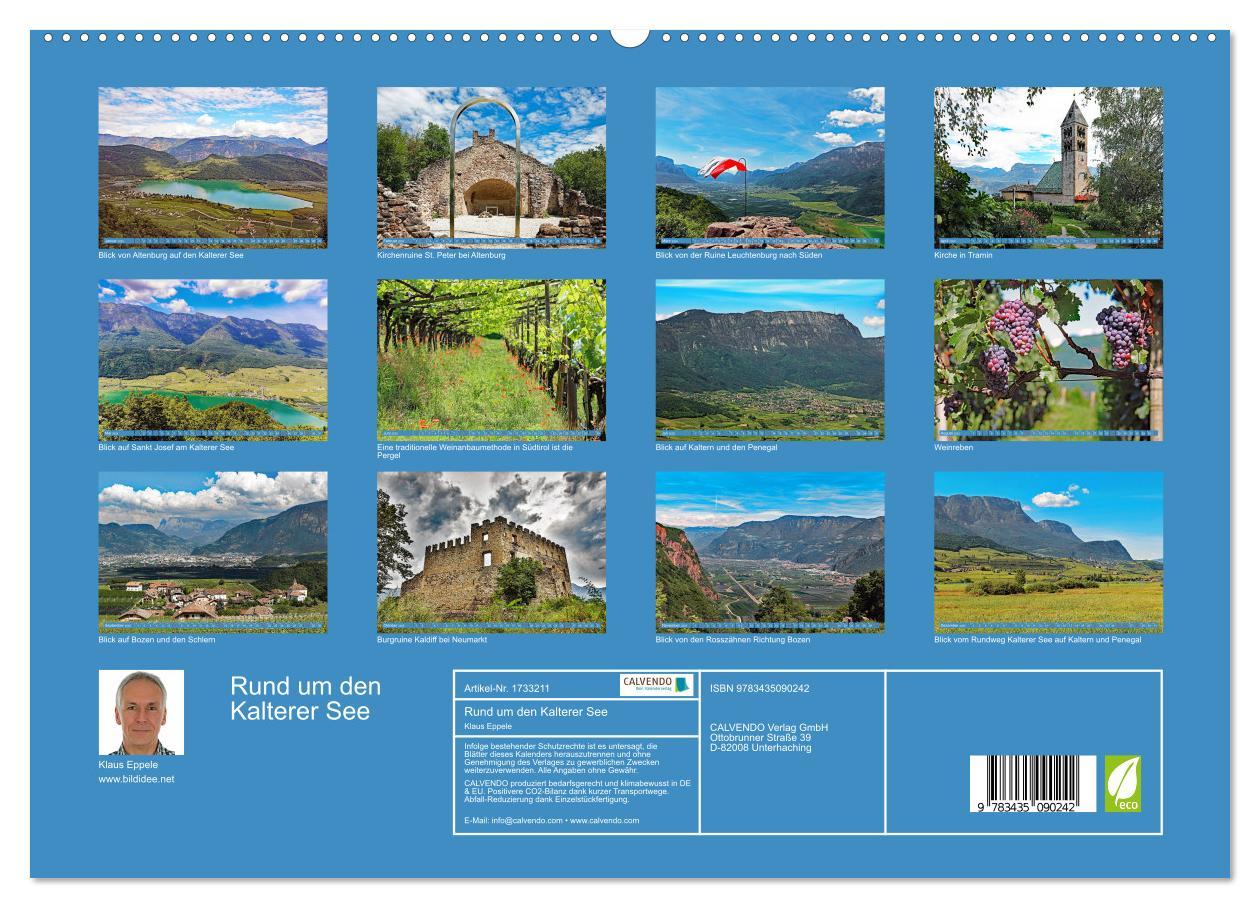 Bild: 9783435090242 | Rund um den Kalterer See (hochwertiger Premium Wandkalender 2025...