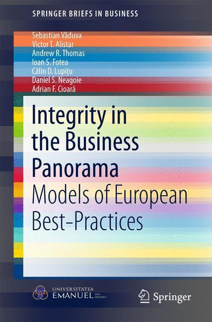 Cover: 9783319338422 | Integrity in the Business Panorama | Models of European Best-Practices