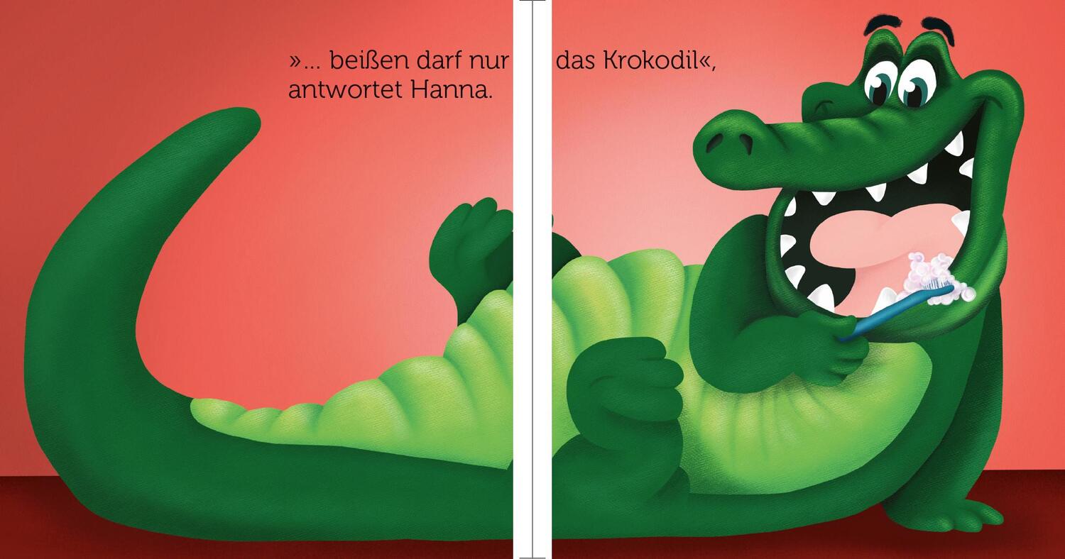 Bild: 9783747406496 | Beißen darf nur das Krokodil - Pappbilderbuch | Carina Heer | Buch