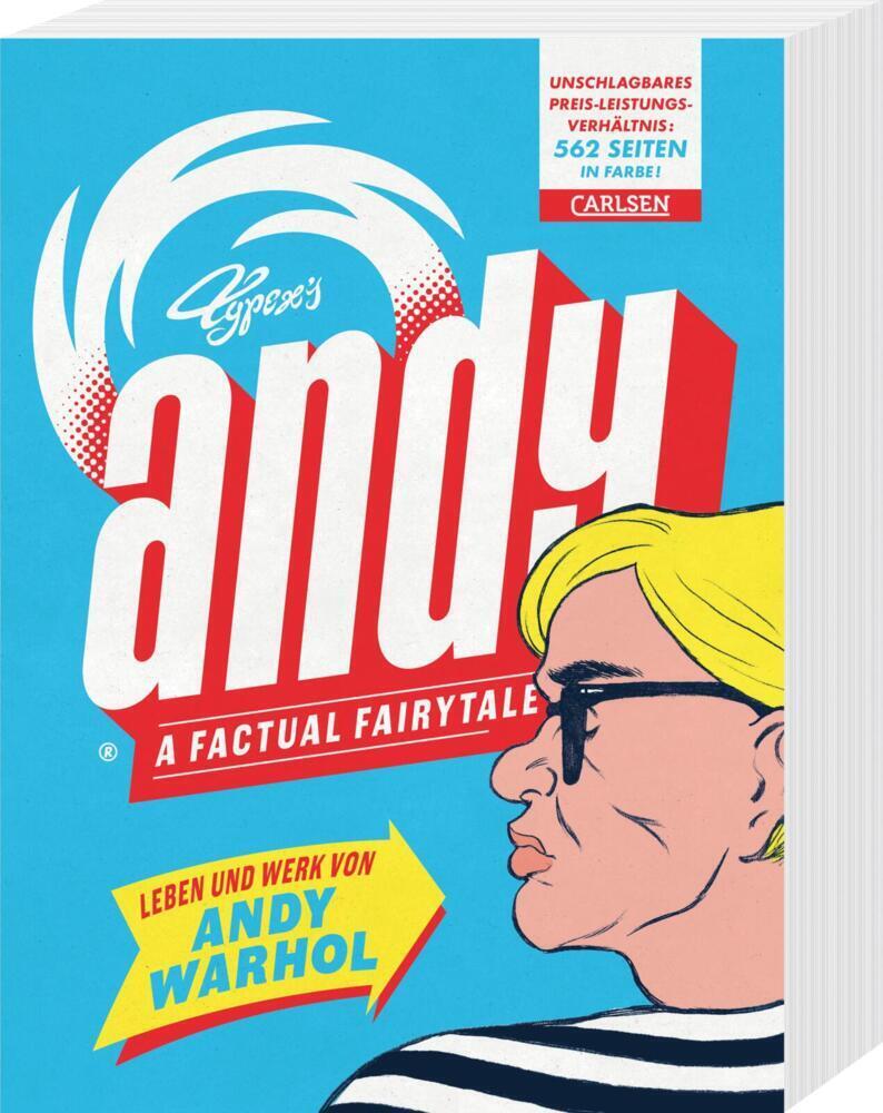 Cover: 9783551738769 | Andy - A Factual Fairytale | Leben und Werk von Andy Warhol | Typex
