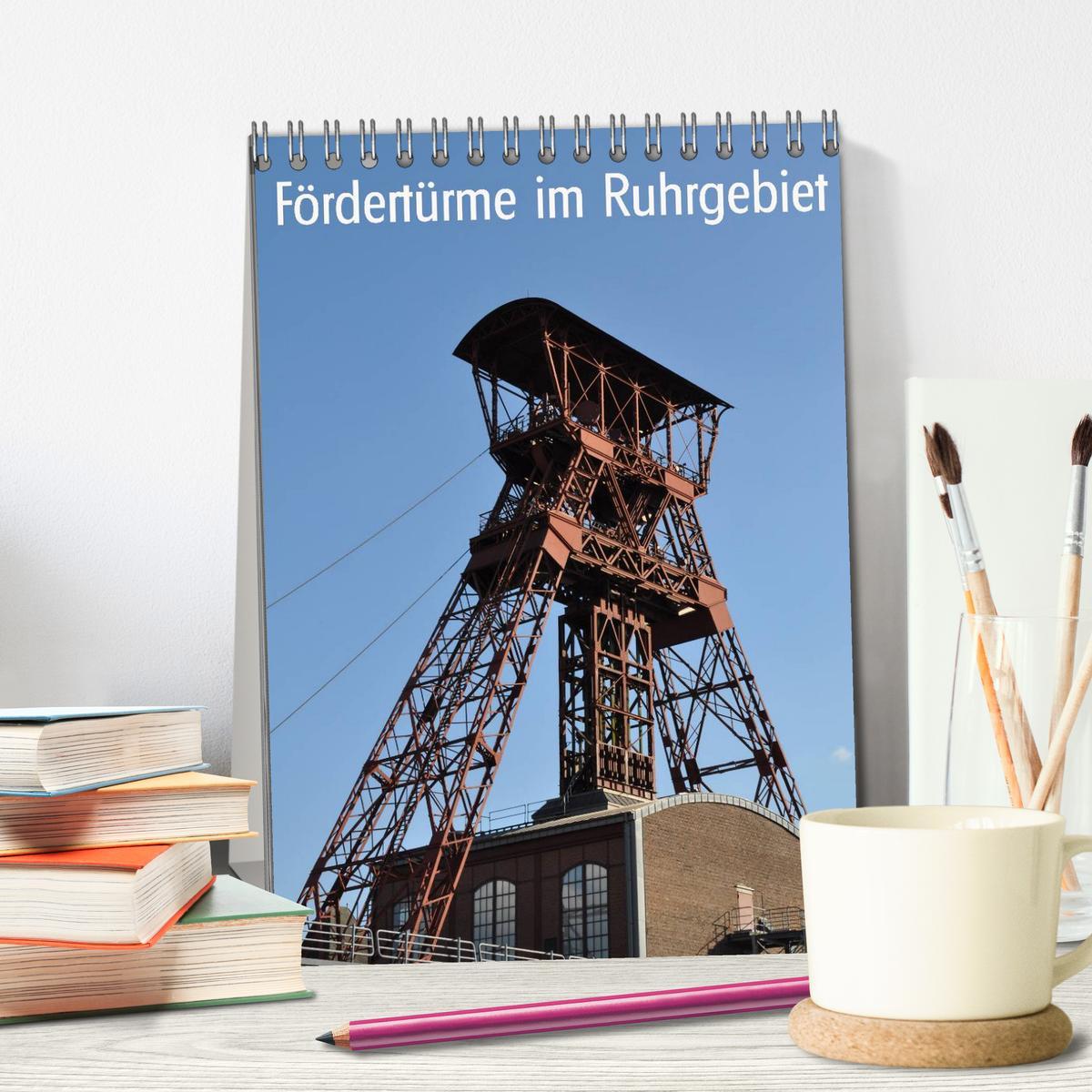 Bild: 9783457026762 | Fördertürme im Ruhrgebiet (Tischkalender 2025 DIN A5 hoch),...