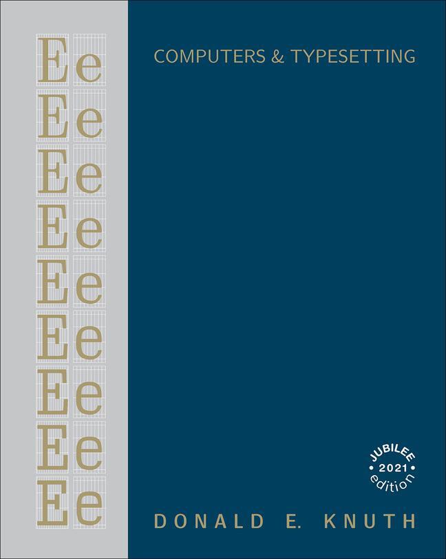 Cover: 9780201134469 | Computers &amp; Typesetting, Volume E | Computer Modern Typefaces | Knuth