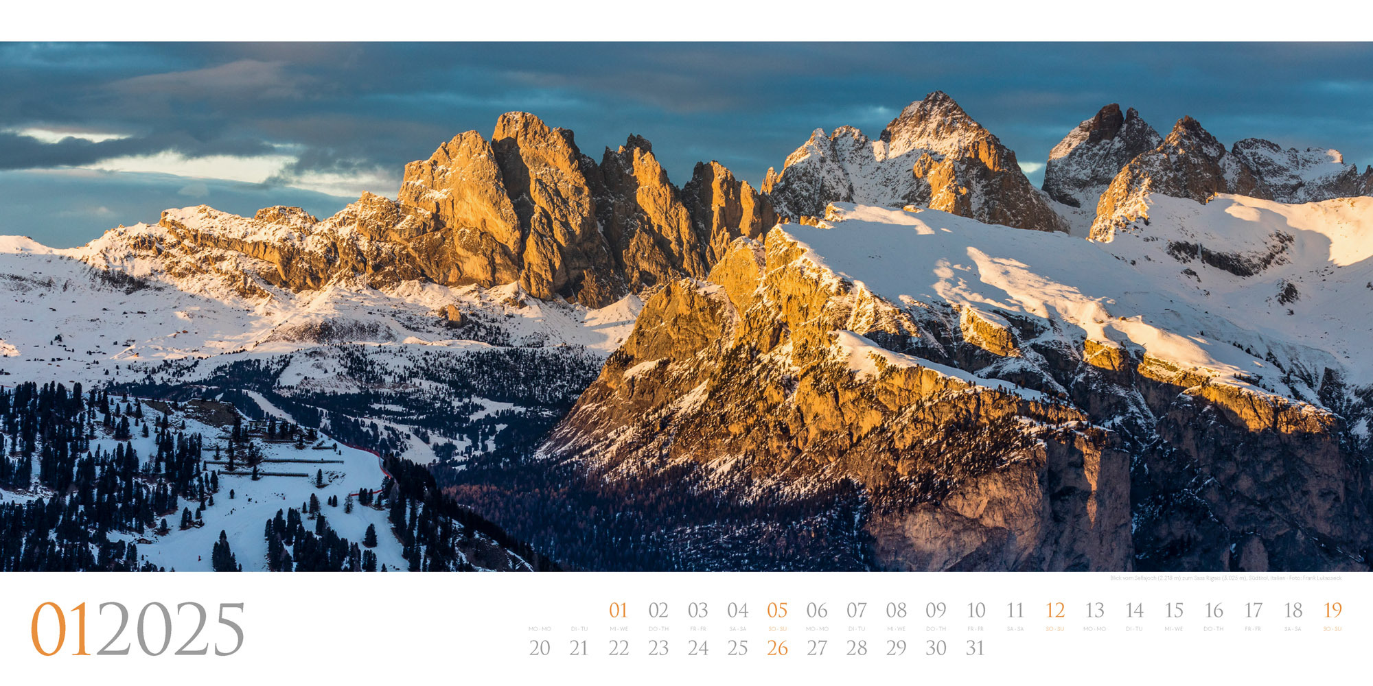 Bild: 9783838425580 | Dolomiten Kalender 2025 | Ackermann Kunstverlag | Kalender | 14 S.