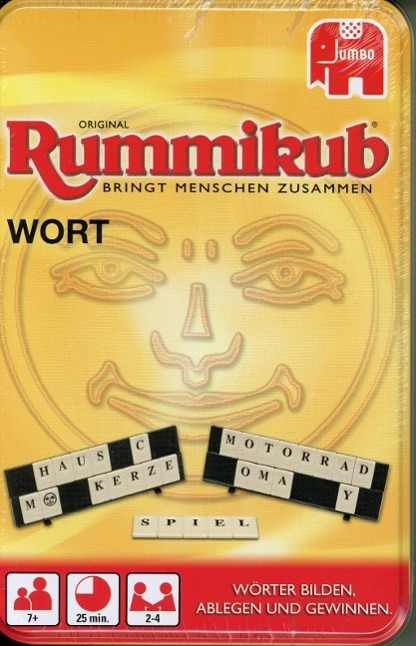 Cover: 8710126039748 | Original Rummikub WORT Kompakt in Metalldose | Spiel | Deutsch | 2011
