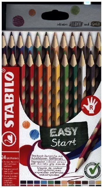 Cover: 4006381606042 | Ergonomischer Buntstift für Rechtshänder - STABILO EASYcolors -...