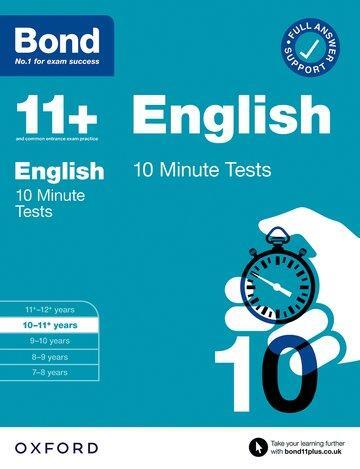 Cover: 9780192778369 | Bond 11+: Bond 11+ 10 Minute Tests English 10-11 years: For 11+ GL...