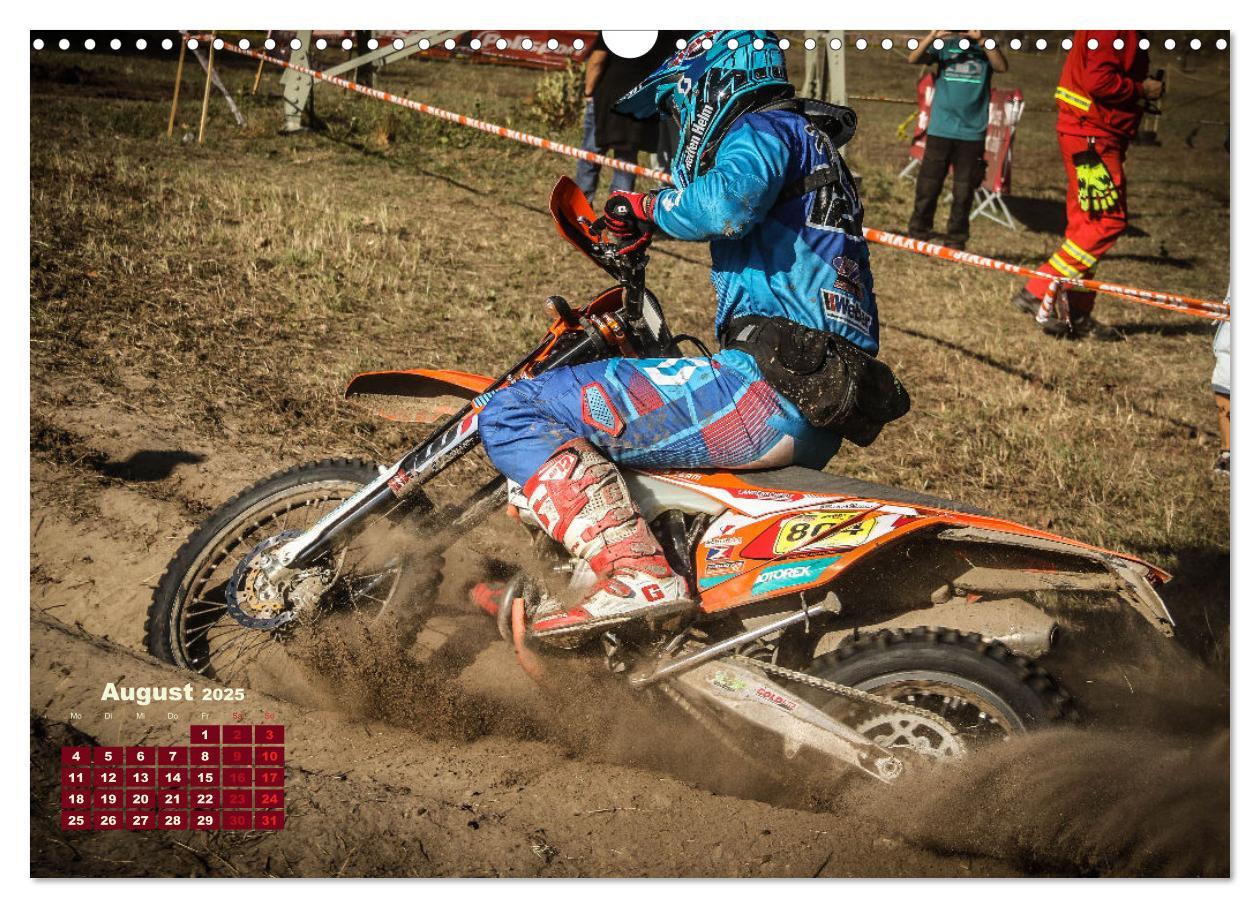 Bild: 9783435105519 | Enduro Mit Speed durch`s Gelände (Wandkalender 2025 DIN A3 quer),...