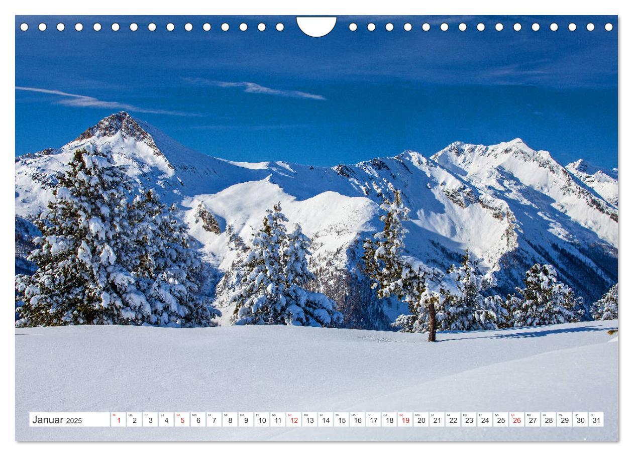 Bild: 9783435158409 | Tweng und Obertauern (Wandkalender 2025 DIN A4 quer), CALVENDO...