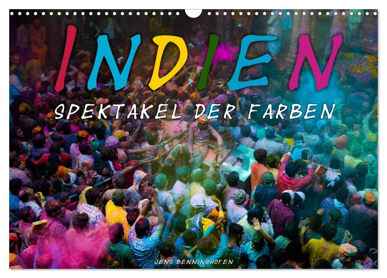 Cover: 9783435148561 | Indien - Spektakel der Farben (Wandkalender 2025 DIN A3 quer),...