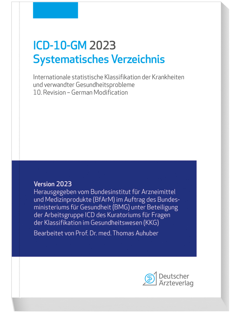 Cover: 9783769137903 | ICD-10-GM 2023 Systematisches Verzeichnis | Taschenbuch | XXXVII