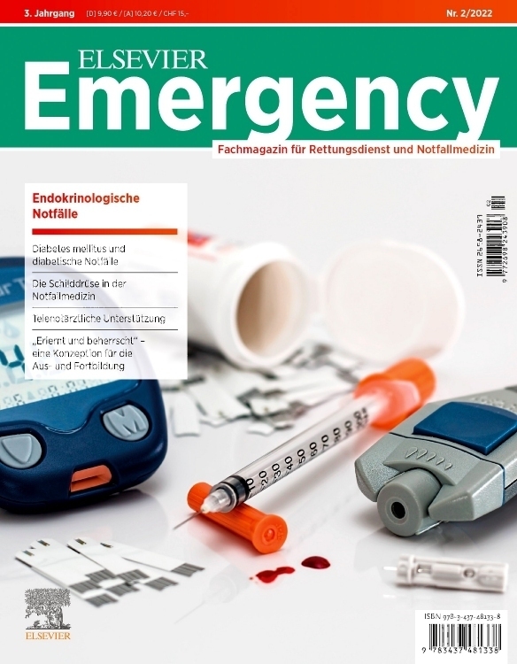 Cover: 9783437481338 | Elsevier Emergency. Endokrinologische Notfälle. 2/2022 | Broschüre