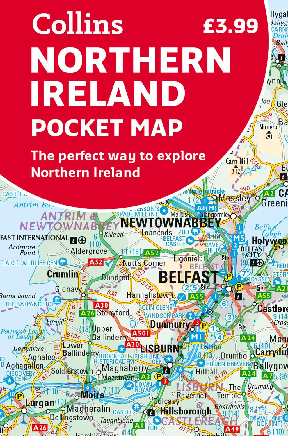 Cover: 9780008520663 | Northern Ireland Pocket Map | Collins Maps | (Land-)Karte | Englisch