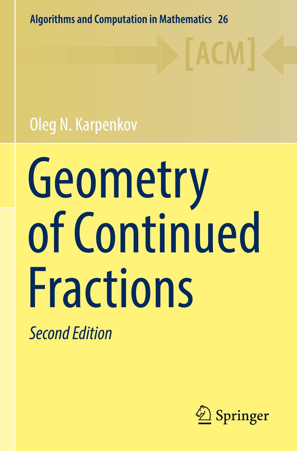 Cover: 9783662652794 | Geometry of Continued Fractions | Oleg N. Karpenkov | Taschenbuch