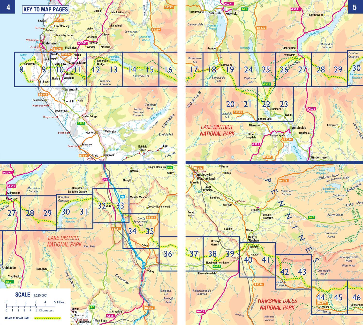 Bild: 9780008660642 | Coast to Coast Adventure Atlas | A-Z Maps | Taschenbuch | Englisch