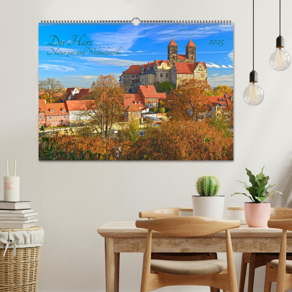 Bild: 9783435184989 | Harz Natur pur und Weltkulturerbe (Wandkalender 2025 DIN A2 quer),...