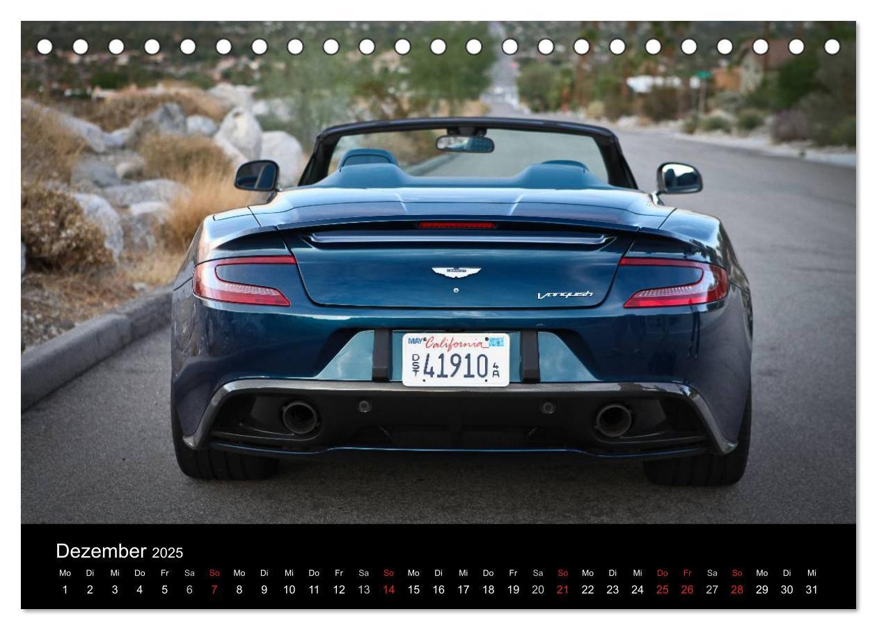 Bild: 9783435761845 | Aston Martin Vanquish Volante (Tischkalender 2025 DIN A5 quer),...