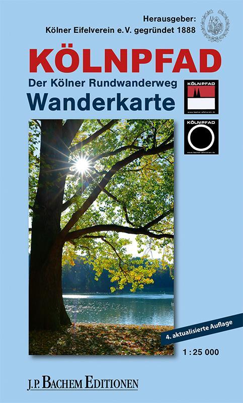 Cover: 9783761622803 | KÖLNPFAD. Wanderkarte | Der Kölner Rundwanderweg | (Land-)Karte | 2022