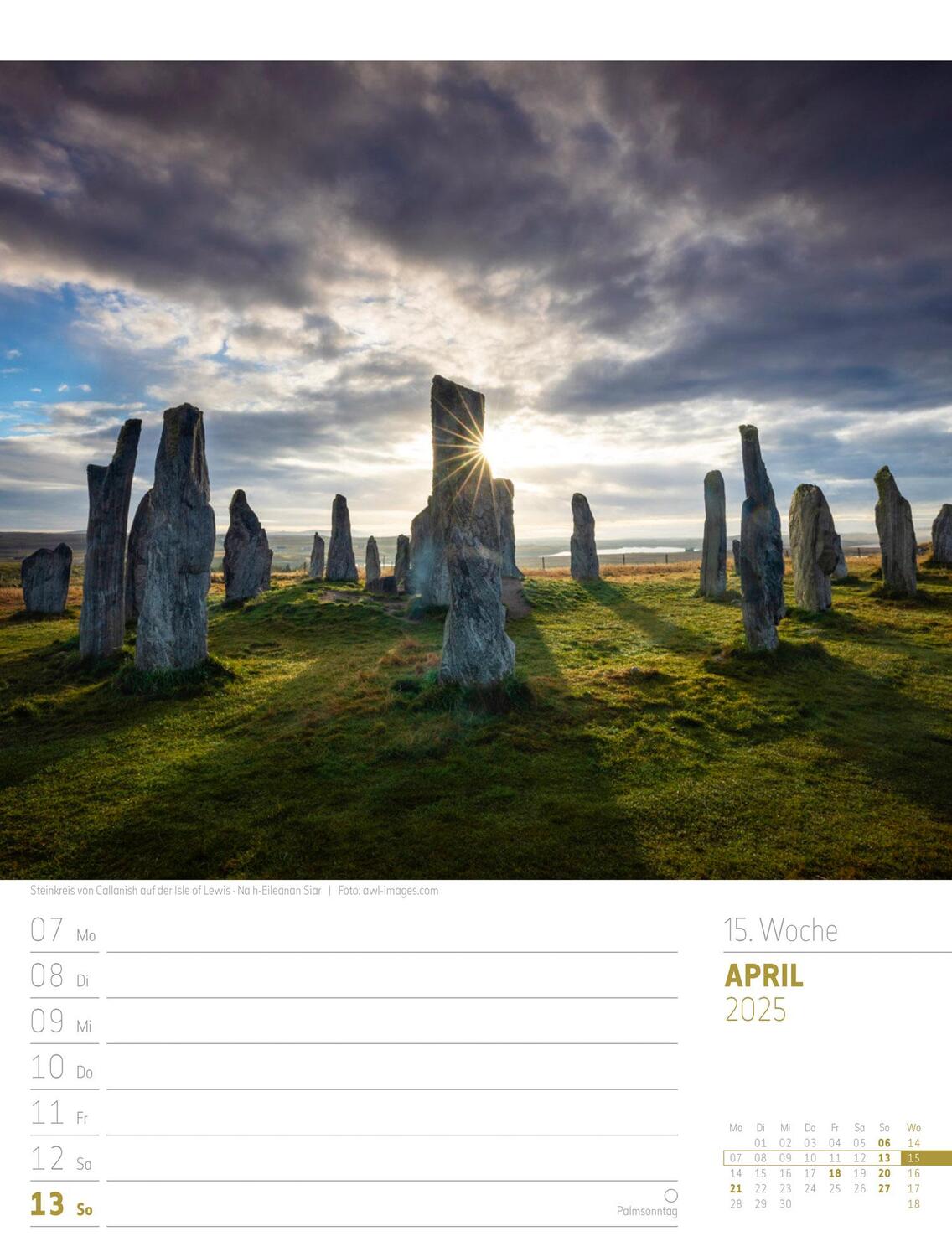 Bild: 9783838425948 | Schottland - Zwischen Highlands und Hebriden - Wochenplaner...