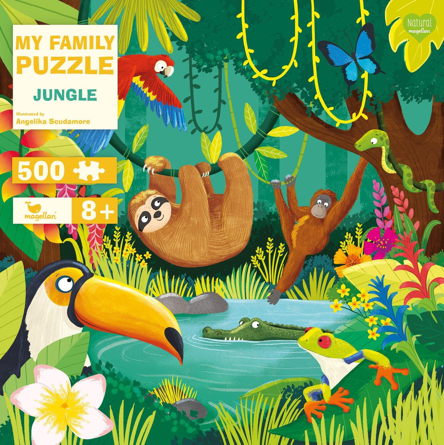 Cover: 4260671131250 | My Family Puzzle - Jungle 500 Teile | Spiel | My Family Puzzle | 2022