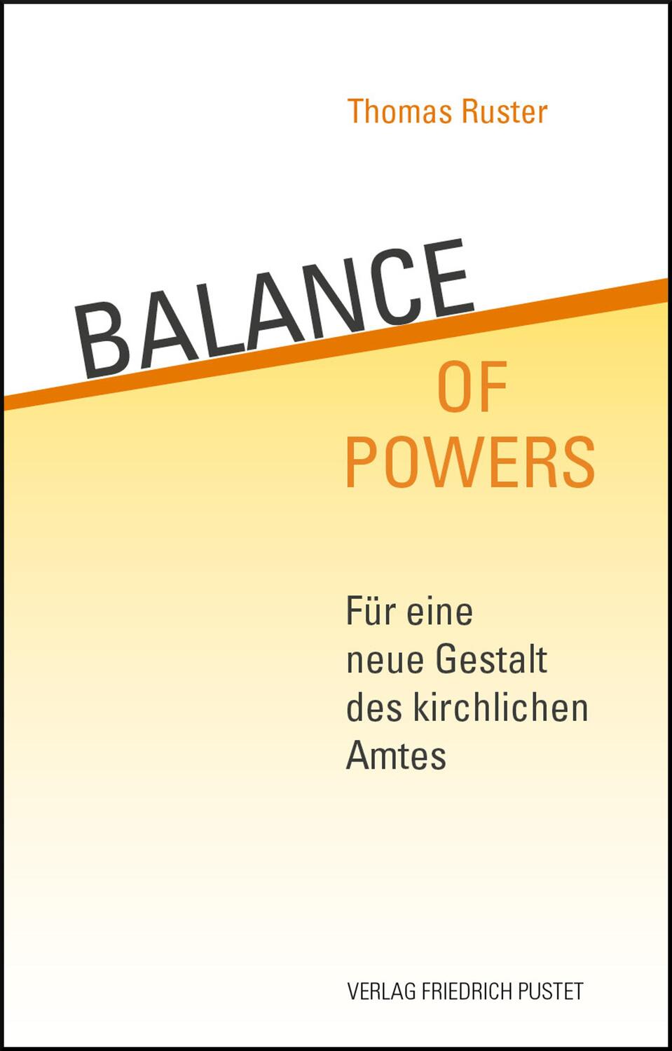 Cover: 9783791730998 | Balance of Powers | Für eine neue Gestalt des kirchlichen Amtes | Buch