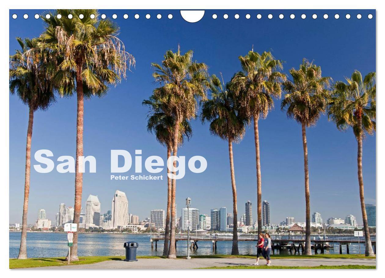 Cover: 9783675768895 | San Diego (Wandkalender 2024 DIN A4 quer), CALVENDO Monatskalender