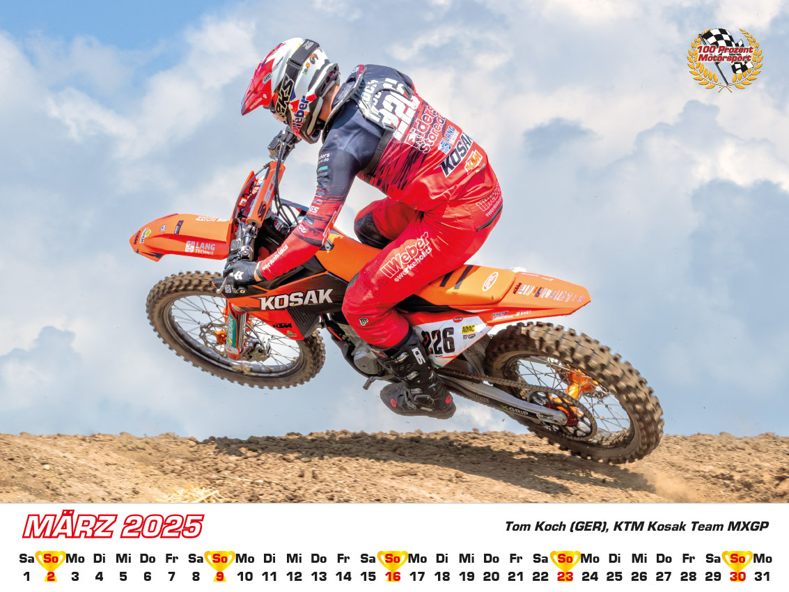 Bild: 9783948794682 | Motocross WM Kalender 2025 | Frank Pommer | Kalender | Deutsch | 2025