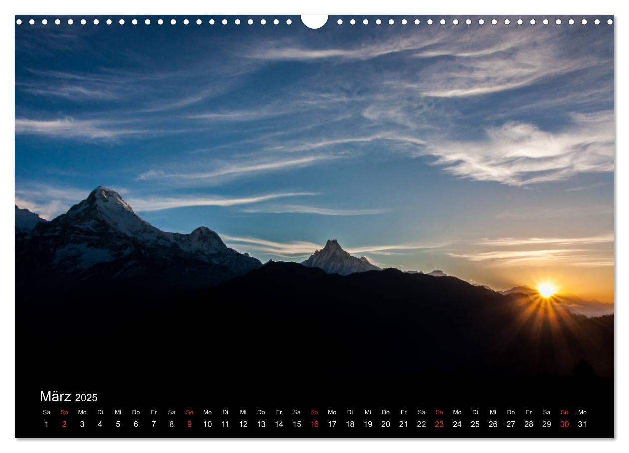 Bild: 9783435567829 | Namaste Nepal (Wandkalender 2025 DIN A3 quer), CALVENDO Monatskalender