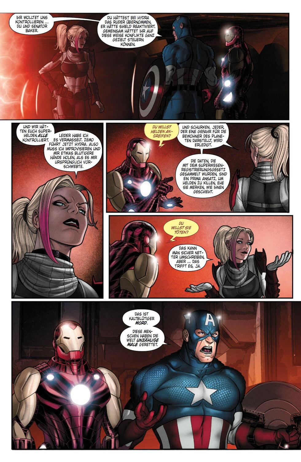 Bild: 9783741628702 | Captain America/Iron Man | Bd. 1: Schlangengrube | Derek Landy (u. a.)