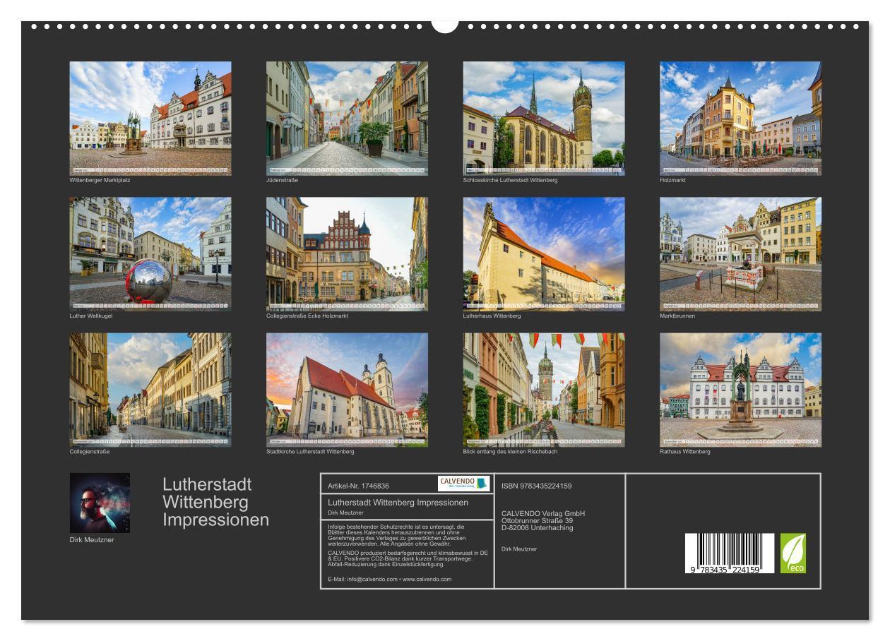 Bild: 9783435224159 | Lutherstadt Wittenberg Impressionen (hochwertiger Premium...