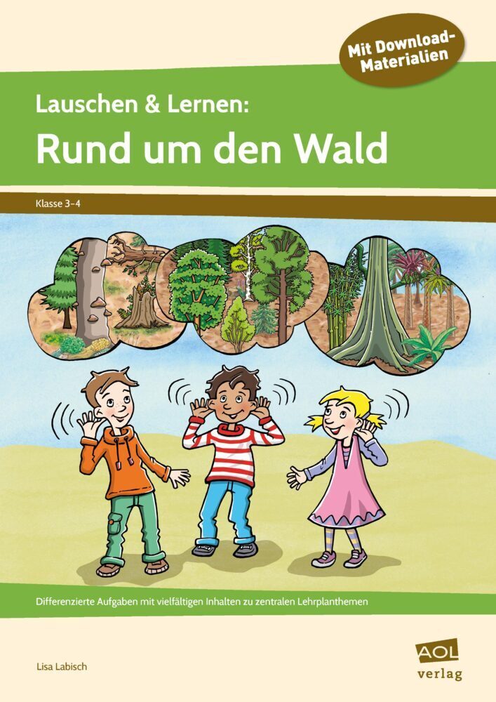 Cover: 9783403106814 | Lauschen &amp; Lernen: Rund um den Wald, m. 1 Beilage | Lisa Labisch