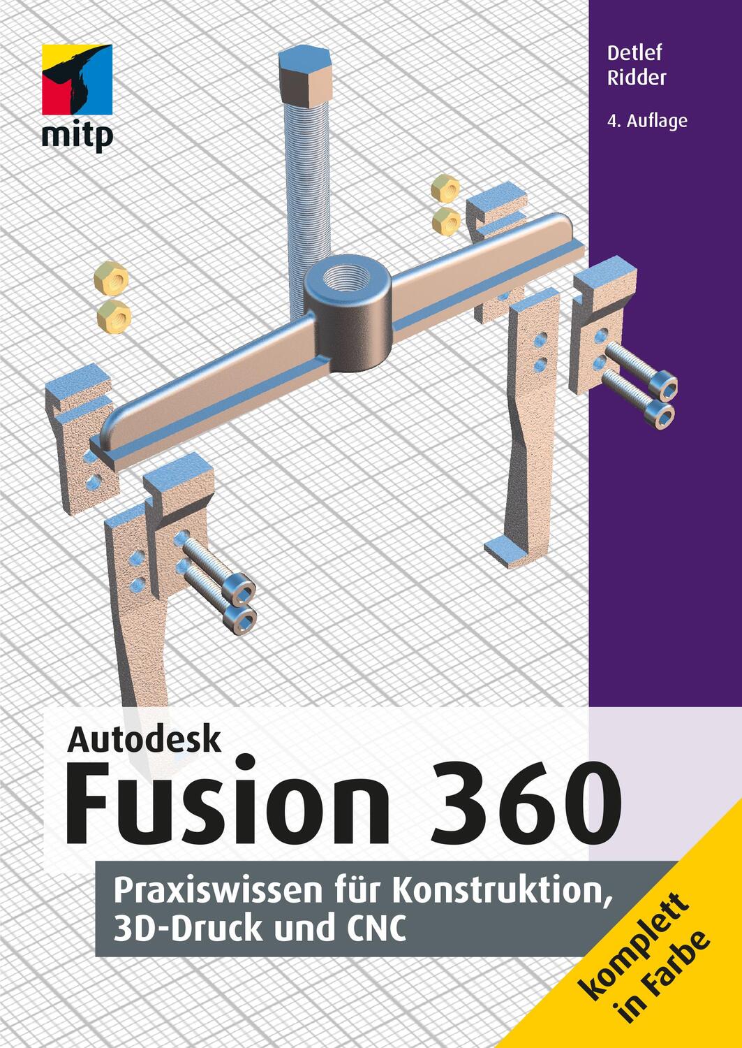 Cover: 9783747505359 | Autodesk Fusion 360 | Praxiswissen für Konstruktion, 3D-Druck und CNC