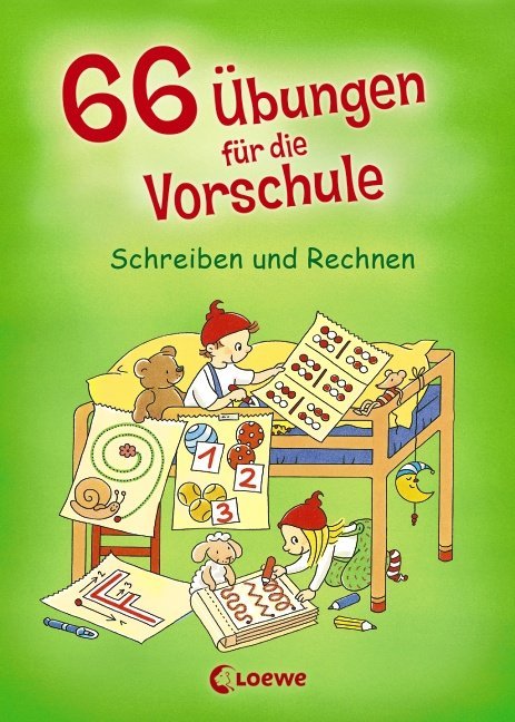 Cover: 9783785573273 | 66 Übungen für die Vorschule | Loewe Lernen und Rätseln | Taschenbuch