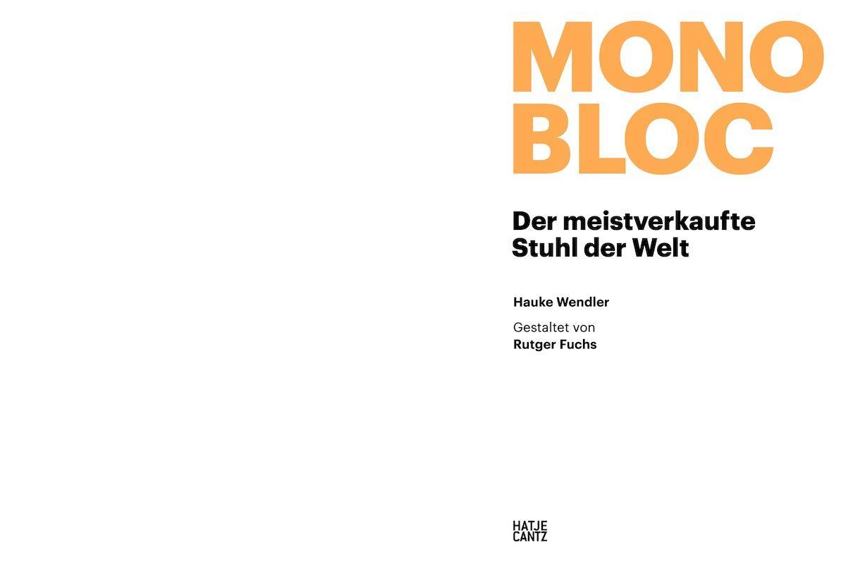 Bild: 9783775751872 | Monobloc | Hauke Wendler | Taschenbuch | 192 S. | Deutsch | 2022