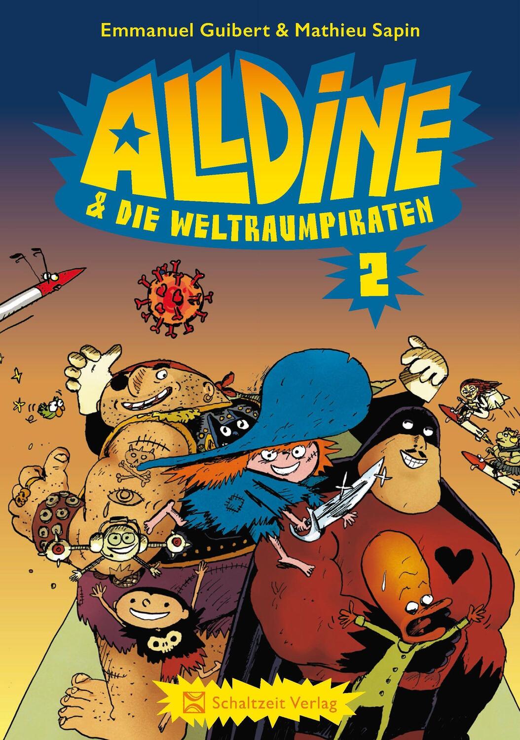 Cover: 9783946972624 | Alldine & die Weltraumpiraten | Band 2 | Mathieu Sapin (u. a.) | Buch