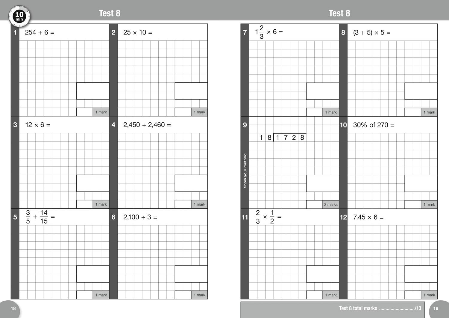 Bild: 9780008335885 | Letts Ks2 Sats Success - Ks2 Maths Arithmetic Sats 10-Minute Tests