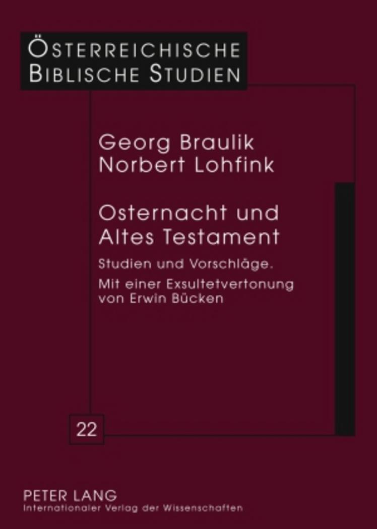 Cover: 9783631518199 | Osternacht und Altes Testament | Norbert Lohfink (u. a.) | Taschenbuch