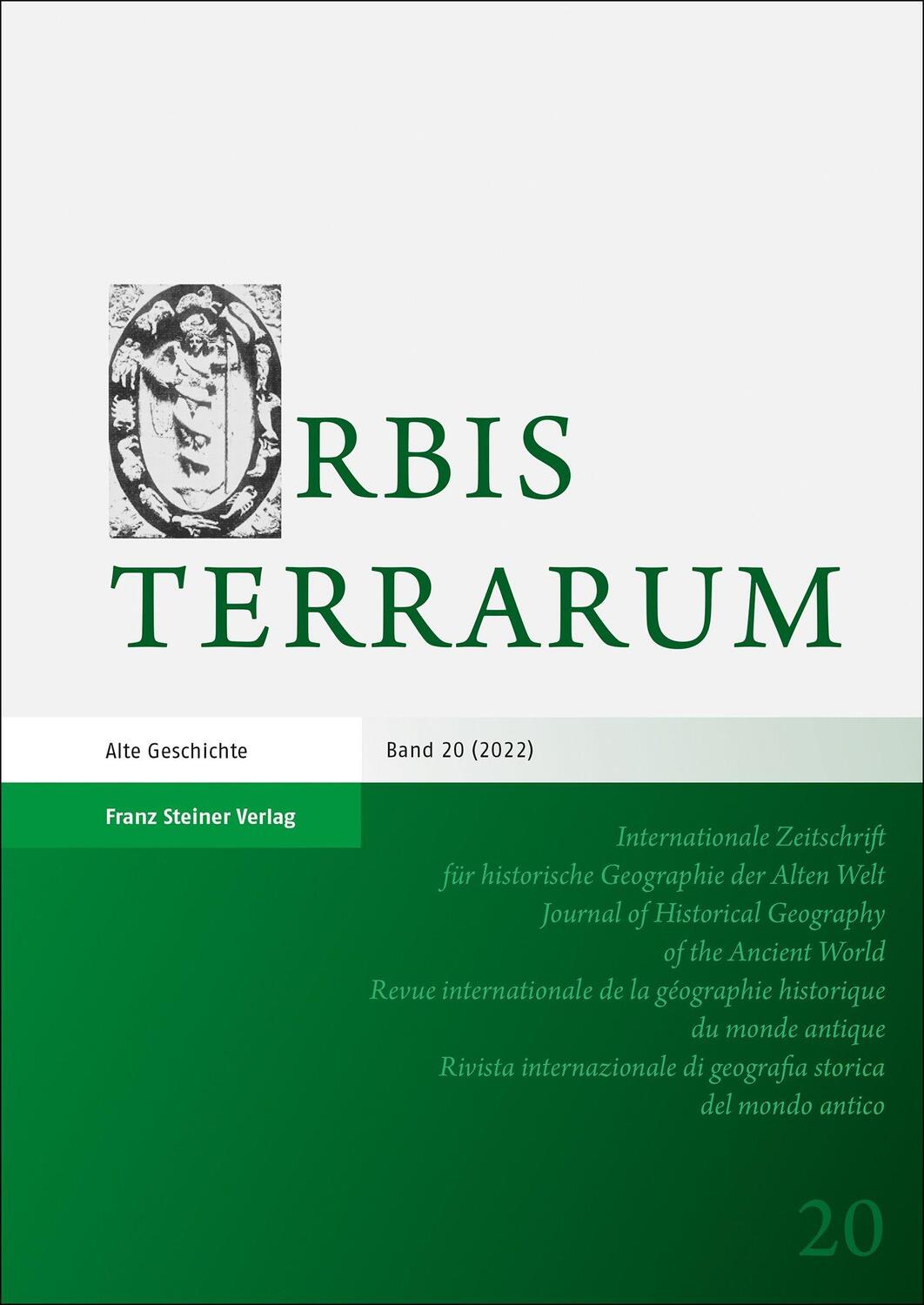 Cover: 9783515134392 | Orbis Terrarum 20 (2022) | Michael Rathmann | Taschenbuch | 345 S.