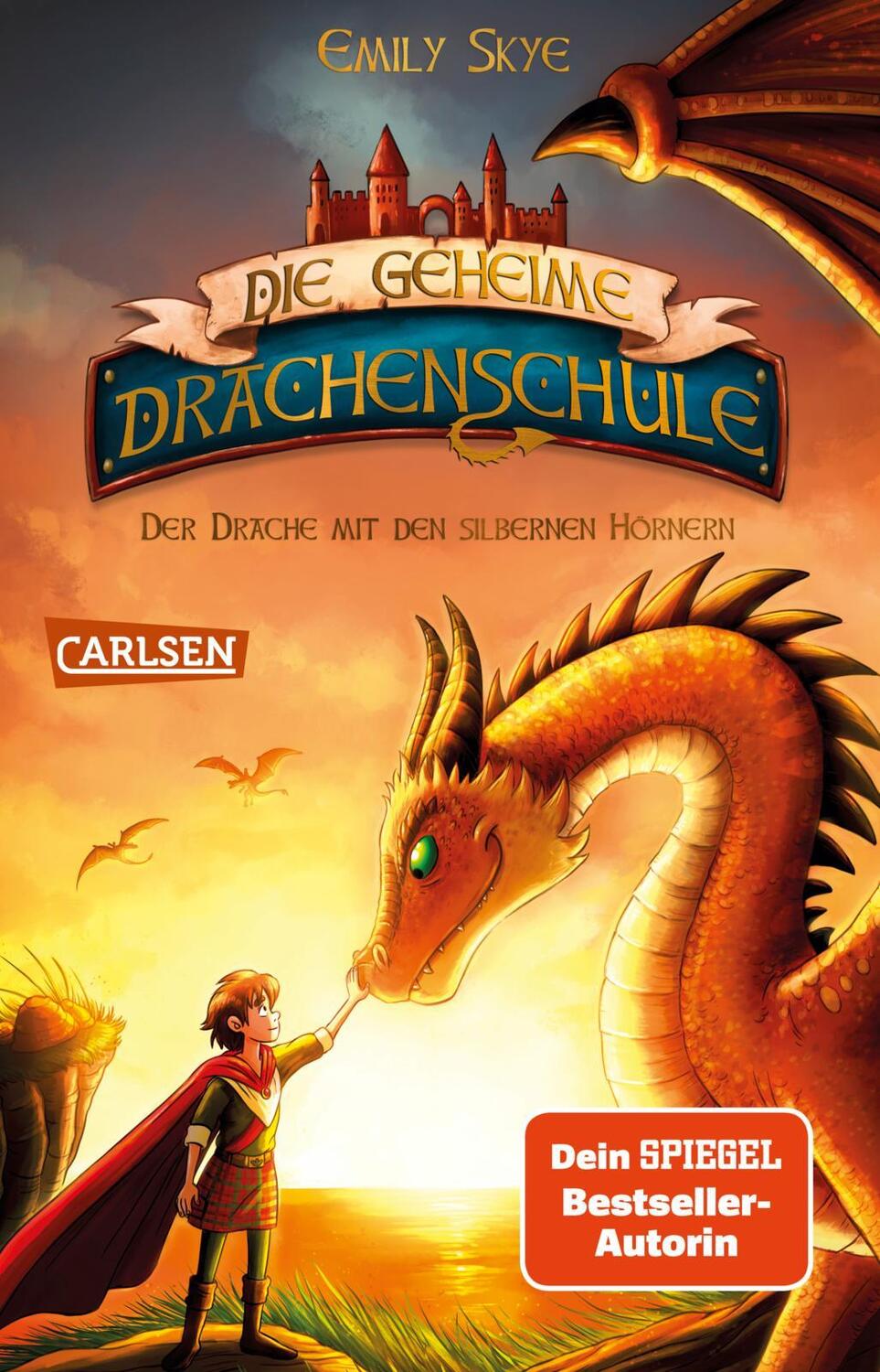Cover: 9783551319685 | Die geheime Drachenschule 2: Der Drache mit den silbernen Hörnern
