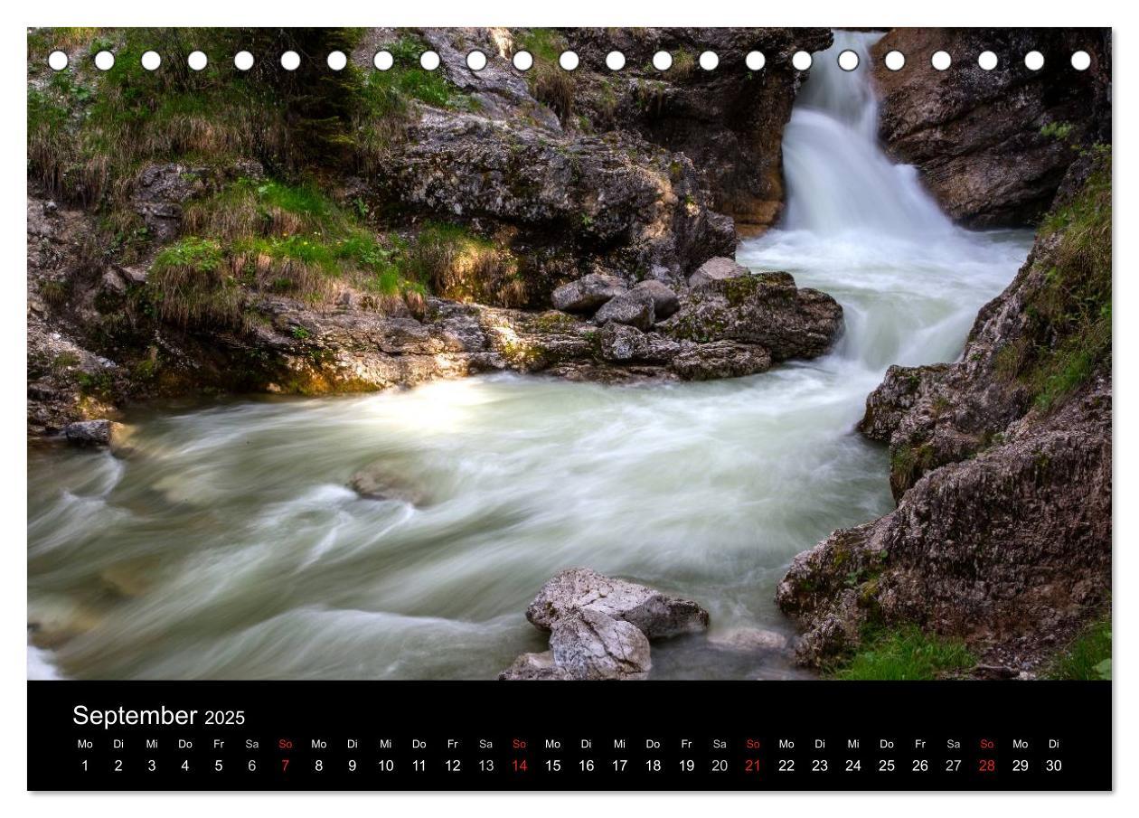 Bild: 9783435668052 | Kuhflucht Wasserfälle bei Farchant (Tischkalender 2025 DIN A5...